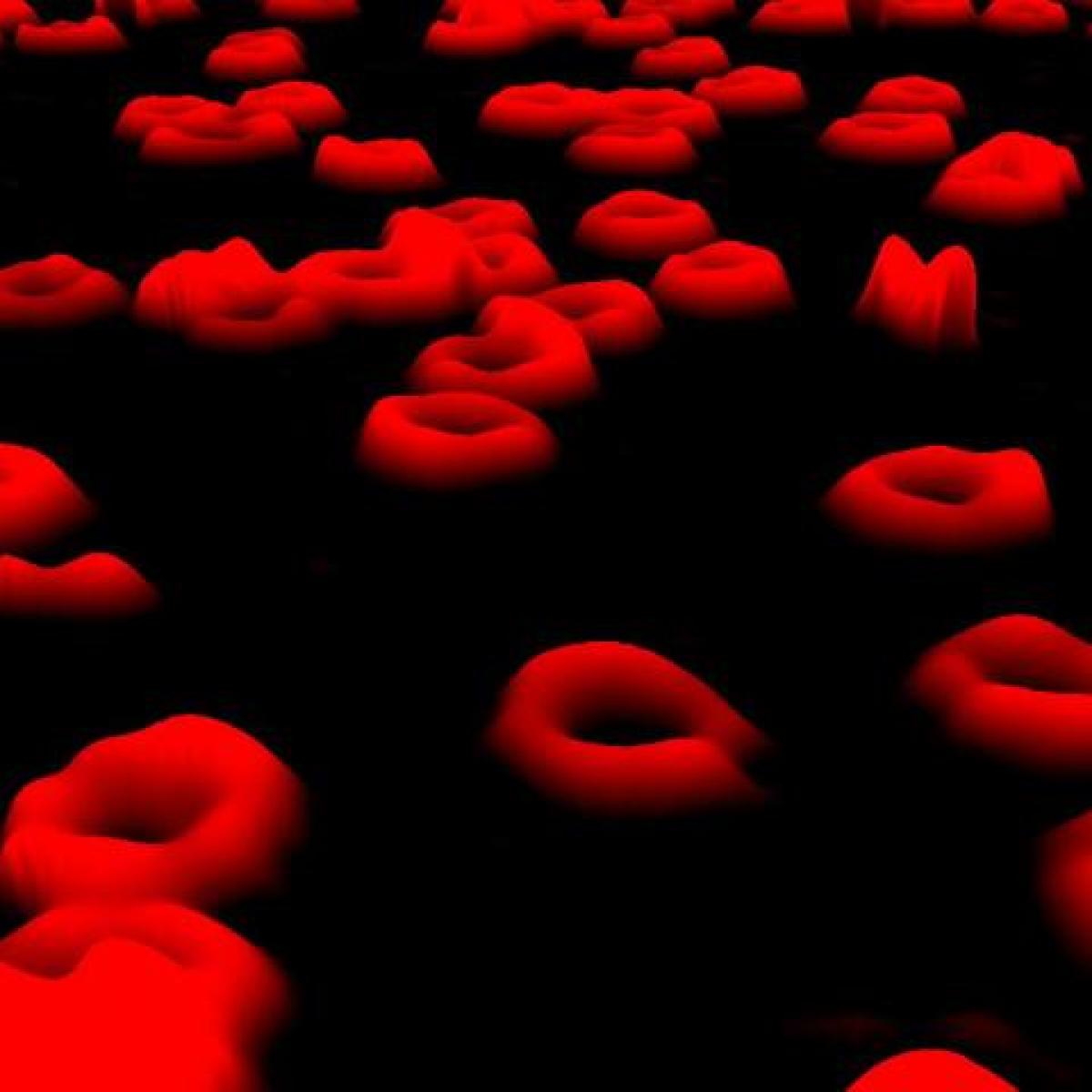 red circles on black background