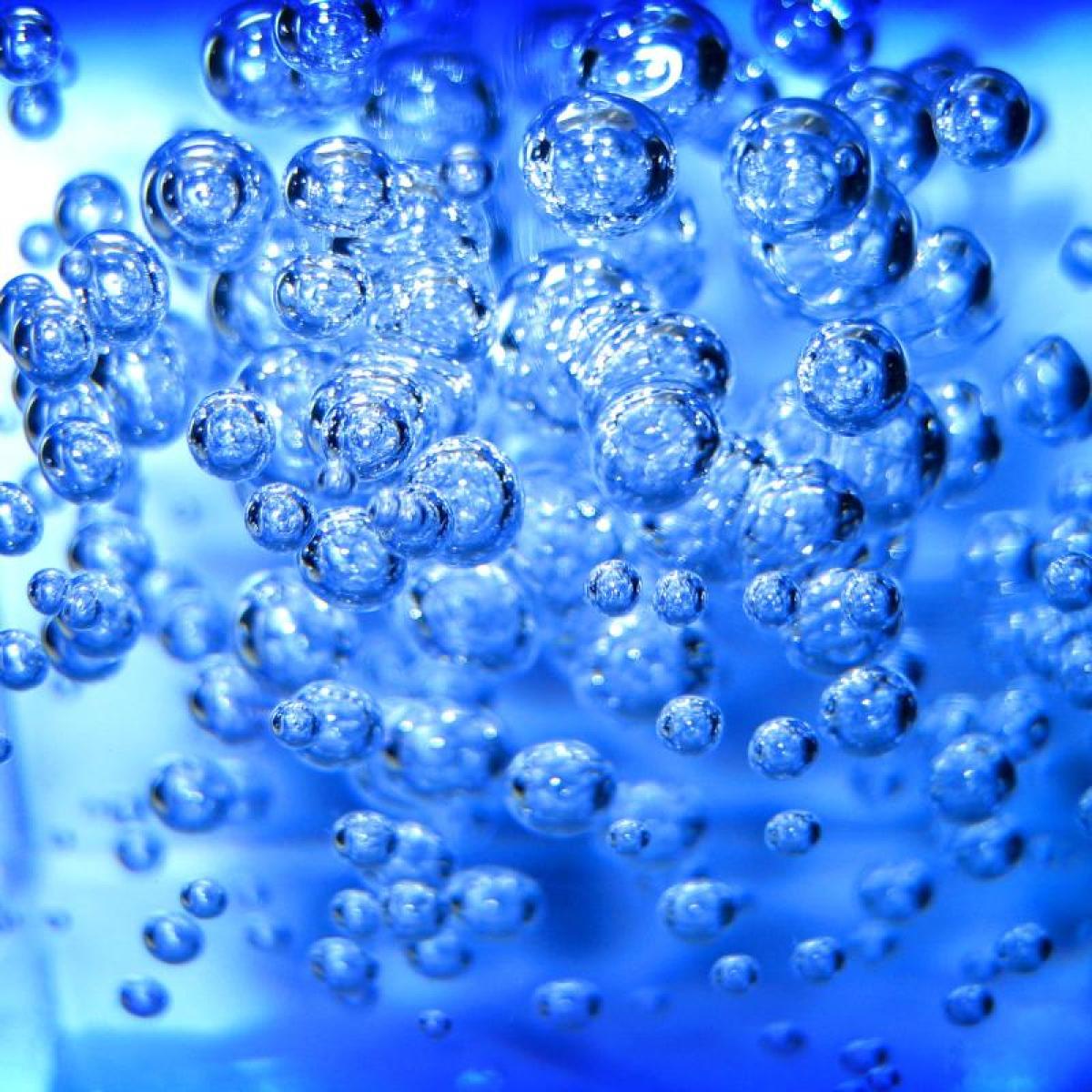air bubbles in water