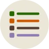 glossary icon for teacher toolkit showing a list of unspecified words