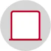 whiteboard icon for teacher toolkit on gray background