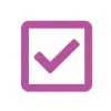 checkmark in box icon for teacher toolkit on obligation points